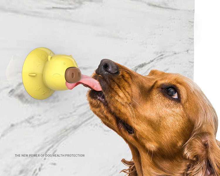 Pet Dog Sucker Cute Pig Snack Cake Molar Toy